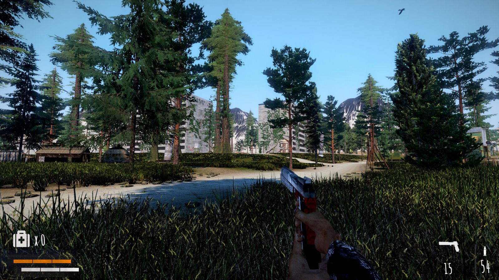 The Hollow — official Steam store screenshot of the Zaslon taiga and settlement